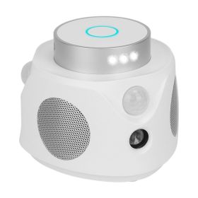 1Pc 360 Degree Ultrasonic Mice Repellent Indoor Rodent Repeller Mice Rat Squirrel Rodent Chaser With 3 Modes 9 Strobe Lights For Kitchen Living R (Option: 1pc)