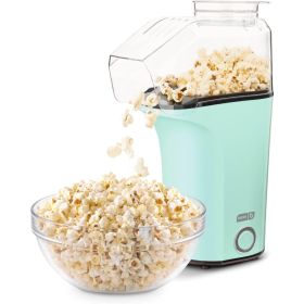 Popcorn Maker 16 Cup Hot Air Popper Aqua Electric Popcorn Machine For Quick Easy Healthy Snack Preparation (Option: Aqua)
