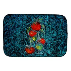 Maters Tomatoes Dish Drying Mat Absorbent Dish Drying Mat Pad for Kitchen Counter Dish Drainer Mat for Countertop, 14 x 21", Multicolor (Option: Default)