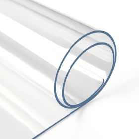 Clear Table Protector Mat -1.5mm Thickness Waterproof Heavy Duty PVC Table Cover For Dining Room Table (Option: 1.5mm-42x89inches)