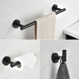 3 - Piece Bathroom Hardware Set (Option: Black)