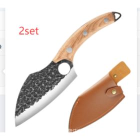 Forged High Carbon Steel Outdoor Bending Knife (Option: Style5 2set)